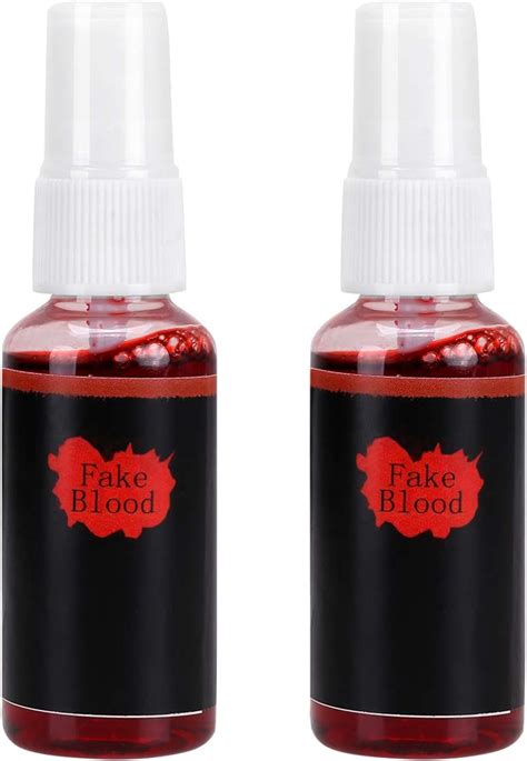 fake blood clothing spray - simulated blood products.